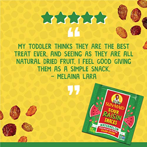 Sun-Maid Watermelon Sour Raisins 0.7 Oz, 7-Count