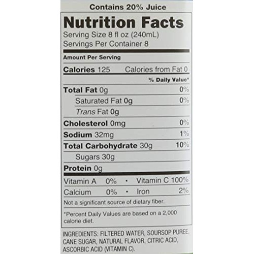 2 Bottles, Sun Tropics Soursop Guanabana Nectar Tropical Fruit 6