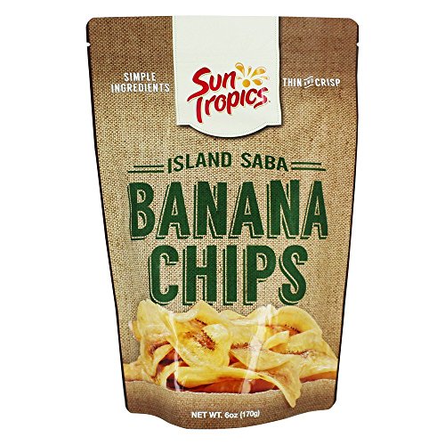 Sun Tropics Island Saba Banana Chips, 6 Oz