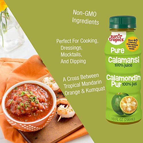 Sun Tropics Pure Calamansi, 10 Oz 3 Pack, Not From Concentrate