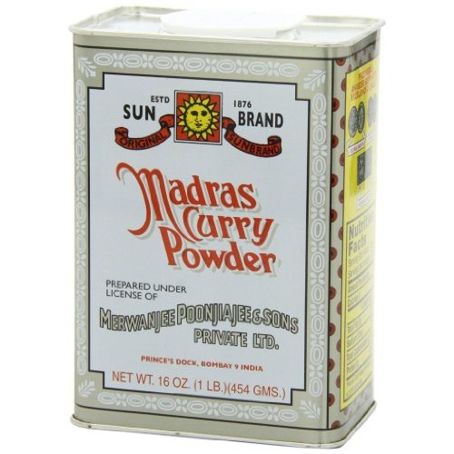 Sun Brand Madras Curry Powder, 1 Pound