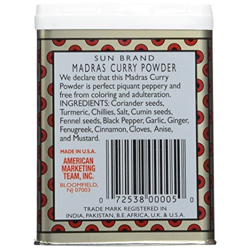 Sun Brands Madras Curry Powder, 4 Oz