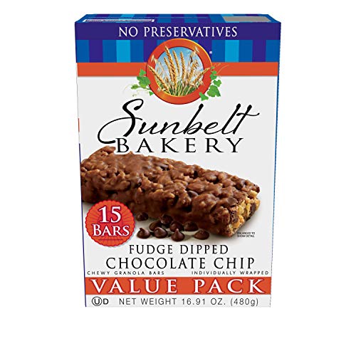 Sunbelt Bakery Fudge Dipped Chocolate Chip Chewy Granola Bars, 1