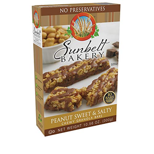 Sunbelt Bakery Sweet &Amp; Salty Peanut Chewy Granola Bars 10. 56 Oz