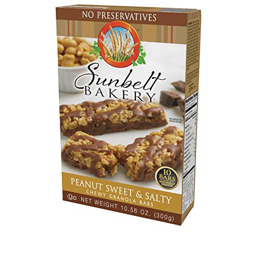 Sunbelt Bakery Sweet &Amp; Salty Peanut Chewy Granola Bars 10. 56 Oz