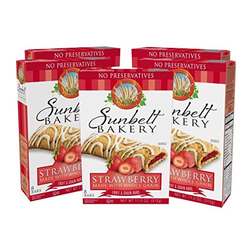 Sunbelt Bakerys Strawberry Fruit &Amp; Grain Bars, 1.4 Oz Bars, 40