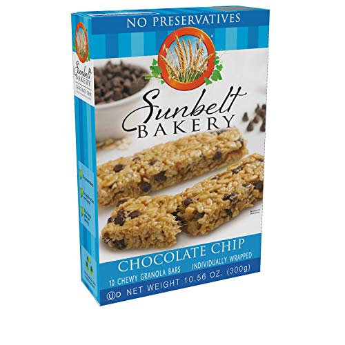Sunbelt Bakery Chocolate Chip Chewy Granola Bars 10.56 Oz, 10 Ba