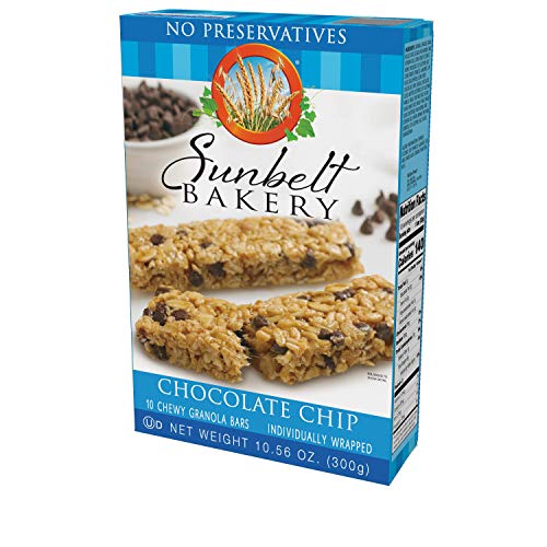 Sunbelt Bakery Chocolate Chip Chewy Granola Bars 10.56 Oz, 10 Ba