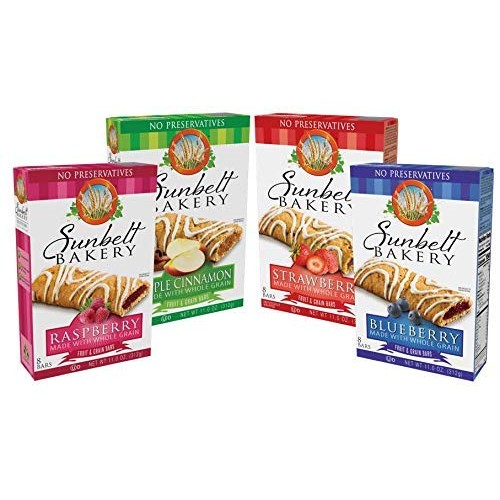 Sunbelt Bakery Fruit &Amp; Grain Cereal Bars, 4 Flavor Variety Pack,