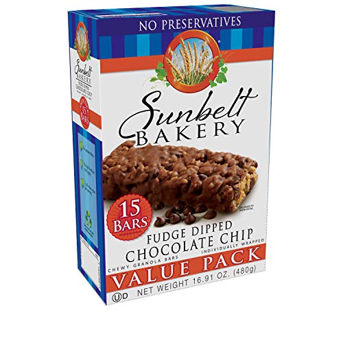 Sunbelt Bakery Fudge Dipped Chocolate Chip Chewy Granola Bars, 1