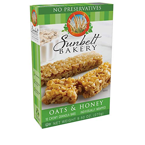 Sunbelt Bakery Oats &Amp; Honey Chewy Granola Bars, 60 Bars
