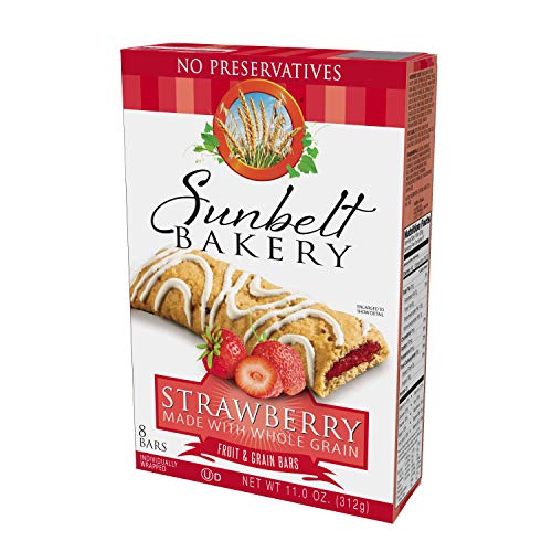 Sunbelt Bakerys Strawberry Fruit &Amp; Grain Bars, 1.4 Oz Bars, 96