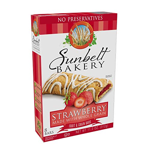 Sunbelt Bakerys Strawberry Fruit &Amp; Grain Bars, 1.4 Oz Bars, 96