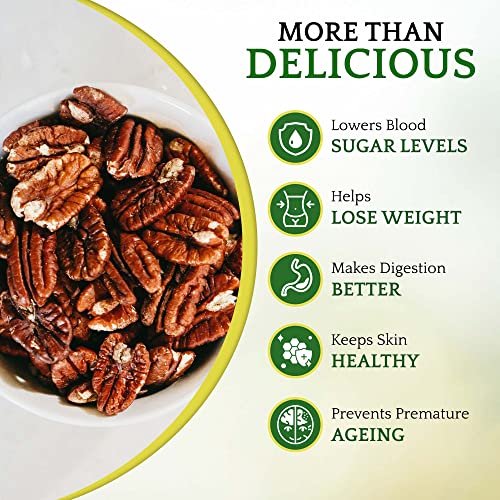 Sunbest Natural - Fancy Georgia Raw Whole Pecans Shelled, Unsalt...