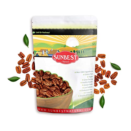 Sunbest Natural - Fancy Georgia Raw Whole Pecans Shelled, Unsalt...