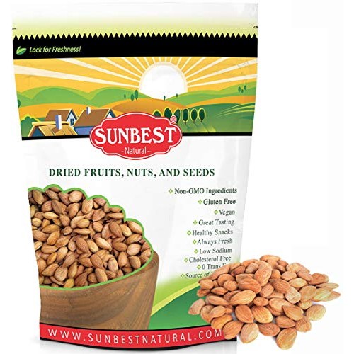 Sunbest Natural Organic Bitter Raw Apricot Kernels No Shell, R