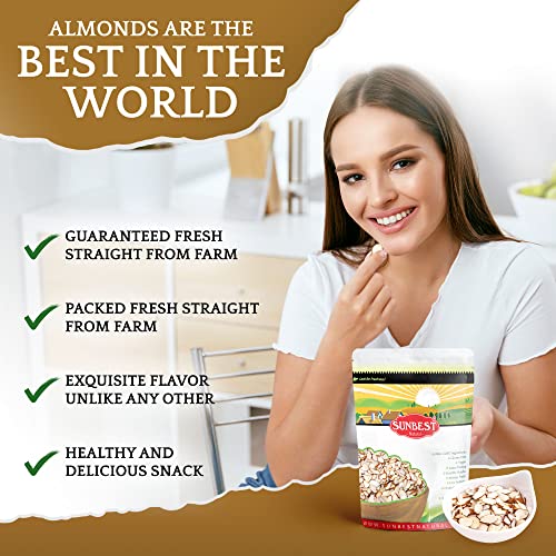 Sunbest Natural - Sliced Almonds, Almonds Raw, Kosher, and Vegan...