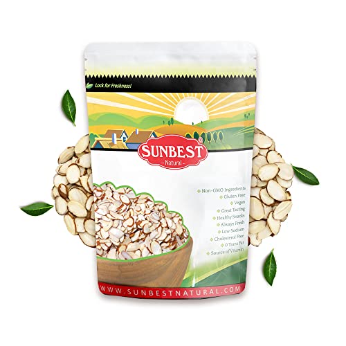 Sunbest Natural - Sliced Almonds, Almonds Raw, Kosher, and Vegan...