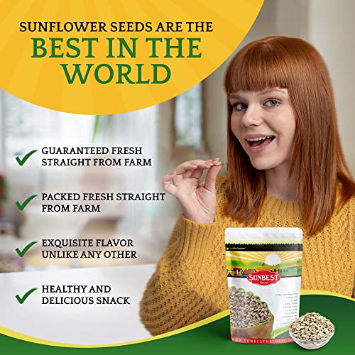Sunbest Natural - Sunflower Kernels Snack Pack, Unsalted Sunflow...