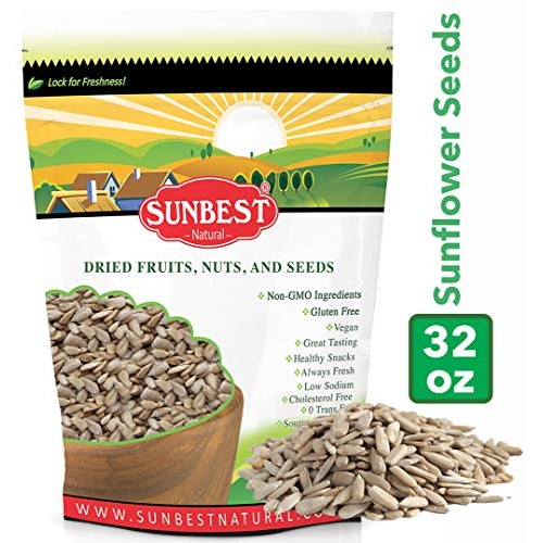 Sunbest Raw Sunflower Seed Kernels, Unsalted, Unroasted In Resea