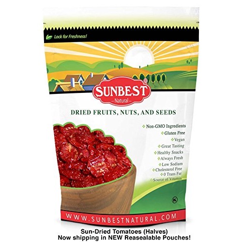 Sunbest Sun-Dried Tomatoes In Resealable Bag Halves, 2 Lb