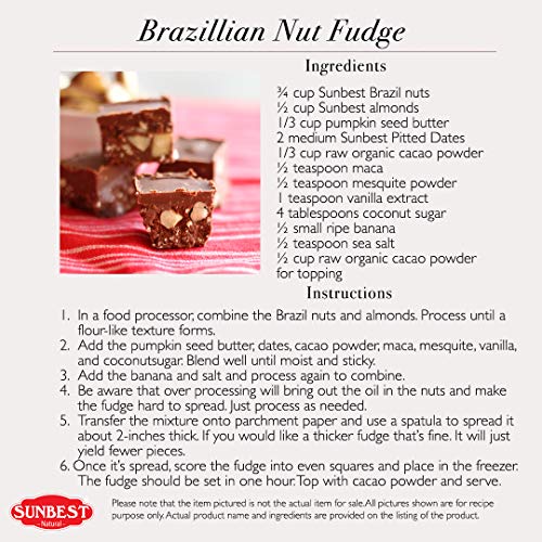 Sunbest Whole, Raw, Shelled Brazil Nuts In Resealable Bag … 3 Lb