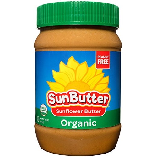 Sunbutter Organic Sunflower Butter Single Ingredient, 16 Ounce,
