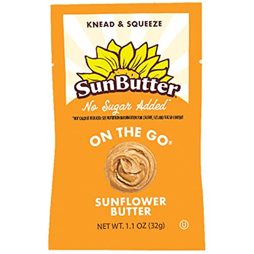 SunButter Sunflower Butter No Sugar Added 1.1oz Pouches - 30 ct,...