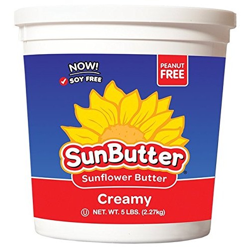 Sunbutter Sunflower Butter Original Creamy 5Lb Containers, Pack