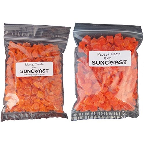 Diced Mango 8 Oz. + Diced Papaya 8 Oz. 1 Pound Total