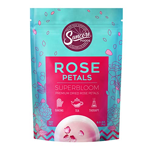 Suncore Foods - Premium Dried Rose Petals Superbloom, No Caffein