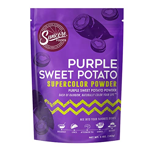 Suncore Foods – Organic Purple Sweet Potato Supercolor Powder, 5