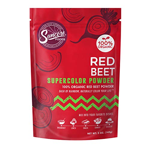 Suncore Foods – Organic Red Beet Supercolor Powder, 5Oz – Natura