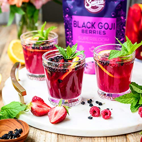 Suncore Foods - Premium Dried Black Goji Berries Superbloom, No