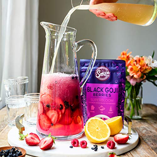 Suncore Foods - Premium Dried Black Goji Berries Superbloom, No