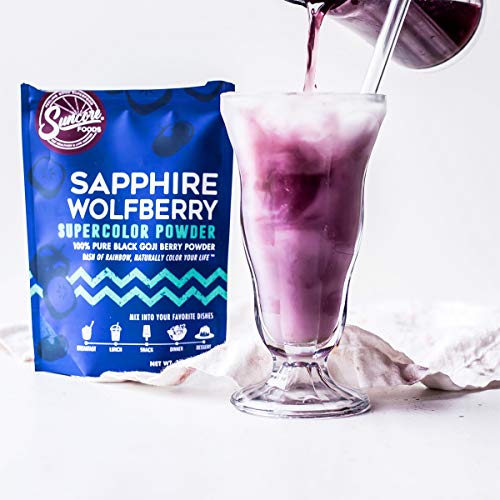Suncore Foods – Premium Sapphire Wolfberry Supercolor Powder, 3.