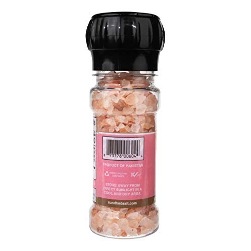 Sundhed Pink Himalayan Gourmet Salt Course in Grinder | 120 Gr...