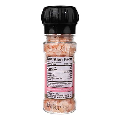 Sundhed Pink Himalayan Gourmet Salt Course in Grinder | 120 Gr...