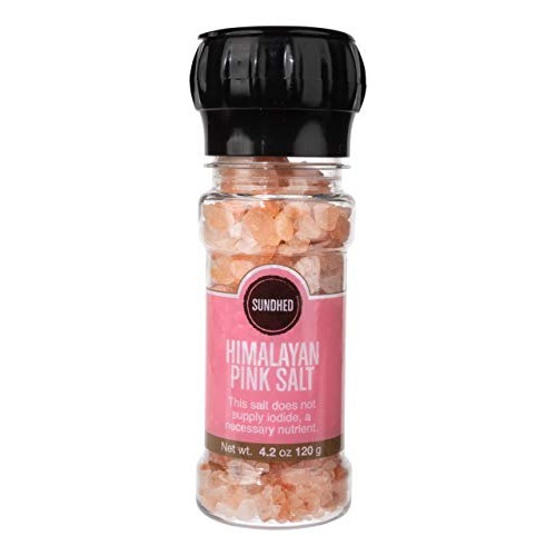 Sundhed Pink Himalayan Gourmet Salt Course in Grinder | 120 Gr...