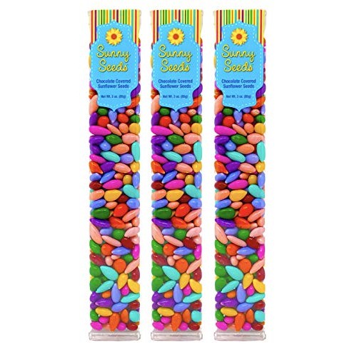 Chocolate Covered Sunflower Seeds Multicolored Candy Coated Trea