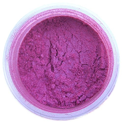 Rose Pink Luster Dust, 4 Gram Container For Cake Decorating. Pol