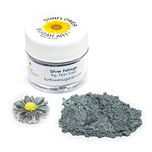 Silver Foliage Edible Luster Dust | Edible Powder &Amp; Dust | Food