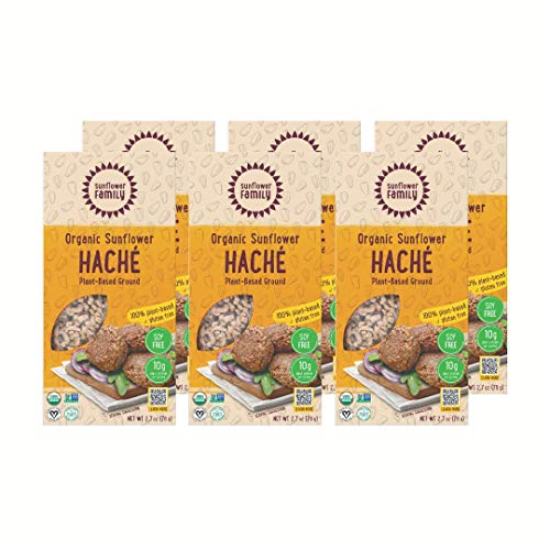 6-Pack Organic Sunflower Haché - Single-Ingredient Meat Substitu