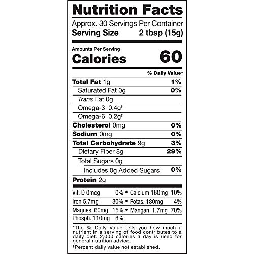 Sunfood Superfoods Chia Seed Powder - Raw Organic - Bulk Value -