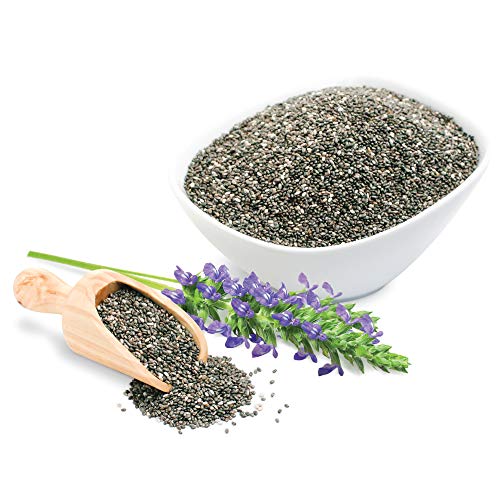 Sunfood Superfoods Chia Seeds - Raw, Organic, Whole - Omega Rich