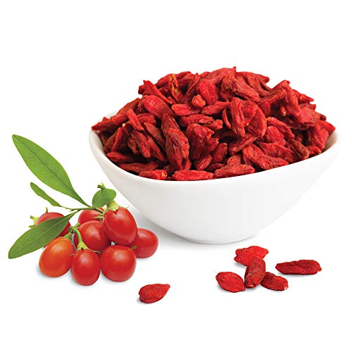 Sunfood Superfoods Goji Berries, Raw Organic. 8 Oz Bag