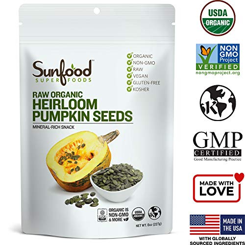Sunfood Superfoods Raw Organic Pumpkin Seeds - Nutritional Power