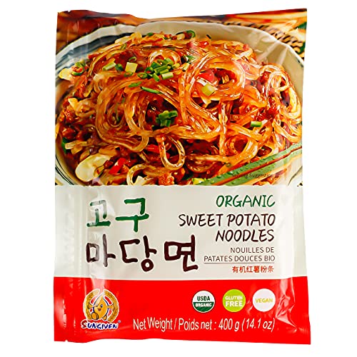 Sungiven Organic Sweet Potato Glass Noodles, Korean Vermicelli P