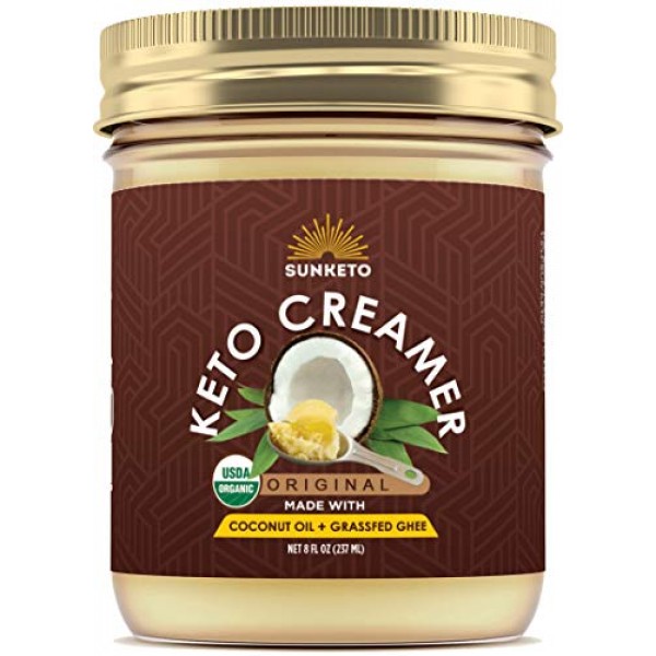 Organic Keto Coffee Creamer - Paleo High-Fat Keto Diet Friendly