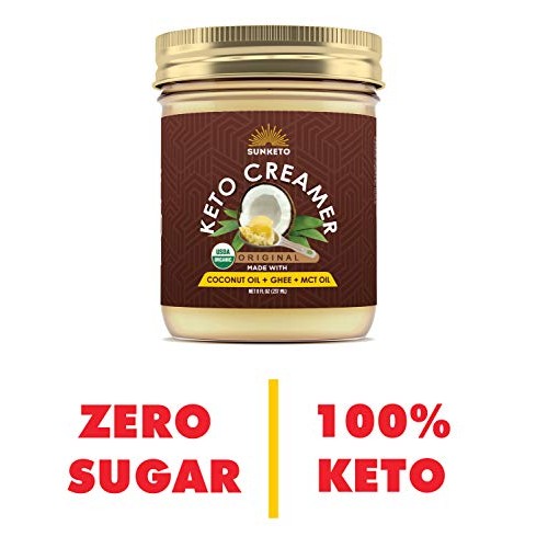 Organic Keto Coffee Creamer With Mct Oil - High-Fat Keto Diet Fr